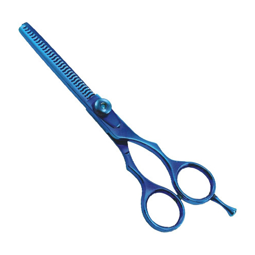 aaabix_blu_coat_sci_009.jpg Blue Coated Scissor / Shear - Image 1